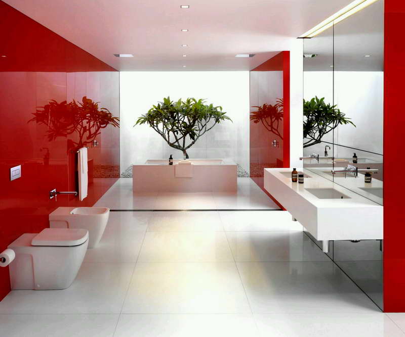 Bathroom-Decorating-Ideas-Pictures-With-Red-Walls